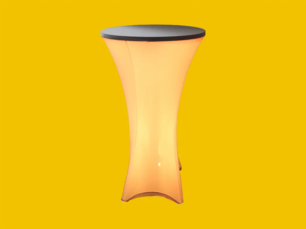 Stehtisch beleuchtet