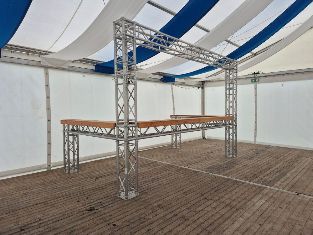 mobile Bar mit Banner