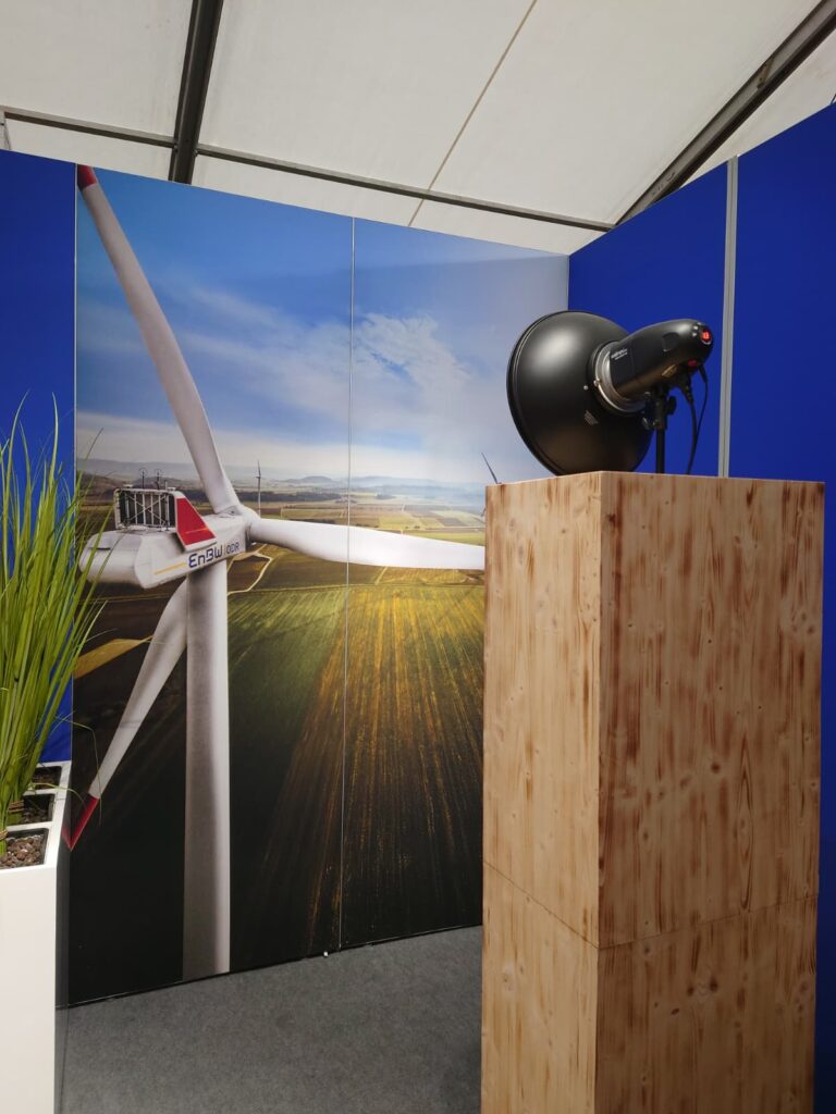 Fotobox auf Messestand